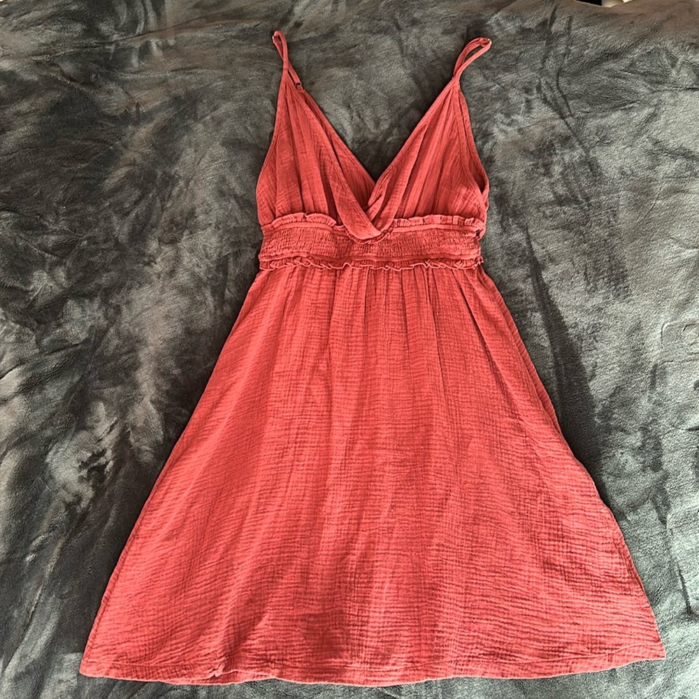 Size Large hem & thread Spaghetti Strap Dress